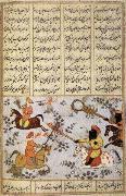 unknow artist Warriors on Horseback,From an Epic of the Caliph Ali painting